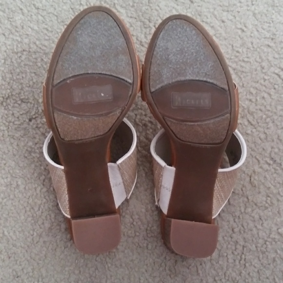 Nickels Brown and Cream Heels Size 8 - Picture 8 of 8